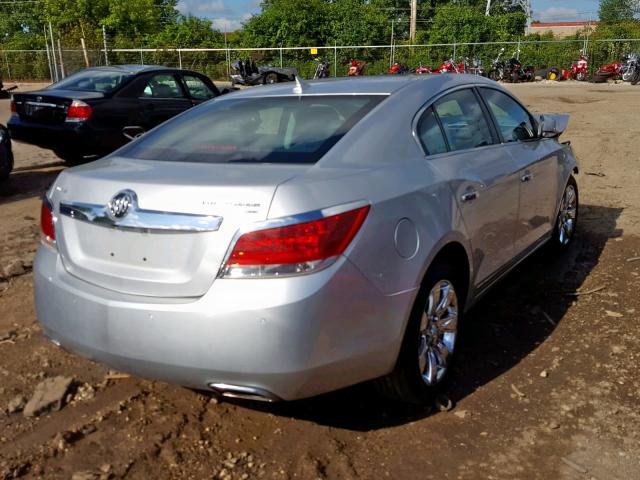 1G4GE5ED1BF102055 - 2011 BUICK LACROSSE C SILVER photo 4