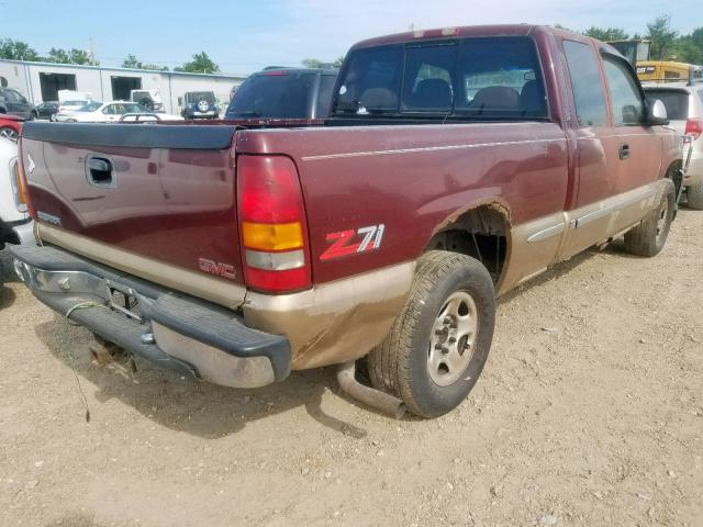 1GTEK19T1XE523365 - 1999 GMC NEW SIERRA TWO TONE photo 4