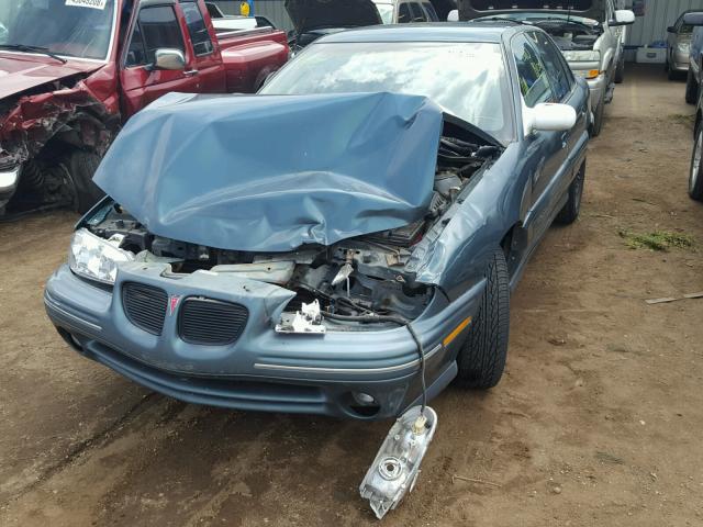 1G2NE52T6VC703866 - 1997 PONTIAC GRAND AM S GREEN photo 2