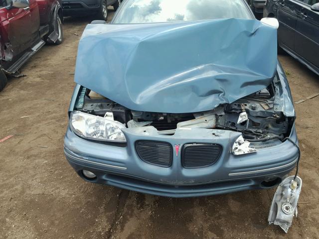 1G2NE52T6VC703866 - 1997 PONTIAC GRAND AM S GREEN photo 7