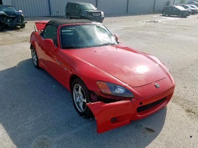 JHMAP11461T005841 - 2001 HONDA S2000 RED photo 1