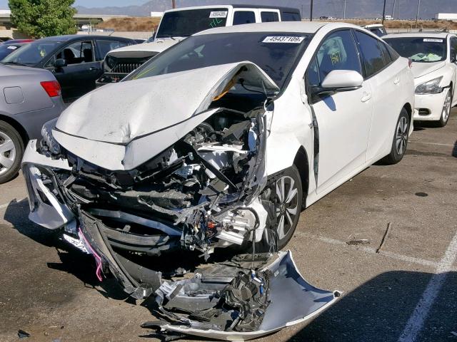 JTDKARFP6K3113659 - 2019 TOYOTA PRIUS PRIM 白色 照片 2