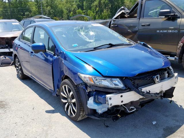 19XFB2F99FE053382 - 2015 HONDA CIVIC EXL 蓝色 照片 1