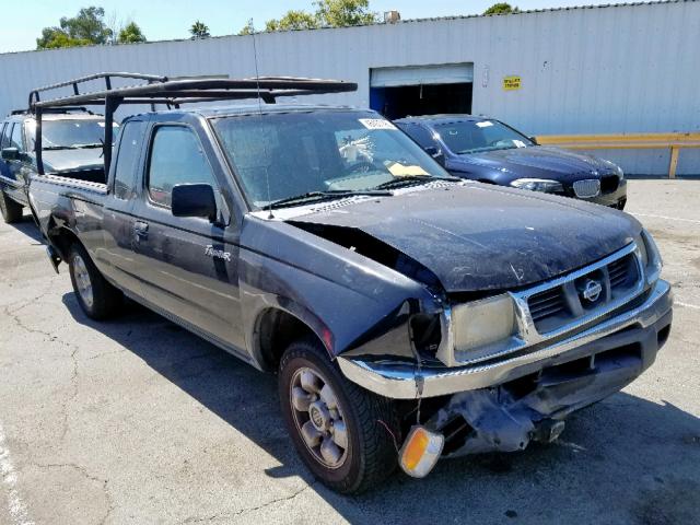 1N6DD26S8XC323647 - 1999 NISSAN FRONTIER K BLACK photo 1