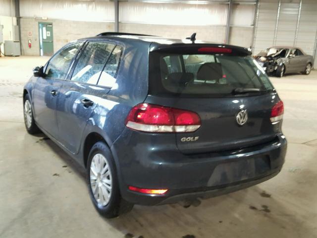 WVWDB7AJ7CW166478 - 2012 VOLKSWAGEN GOLF 蓝色 照片 3