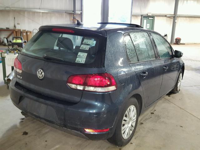 WVWDB7AJ7CW166478 - 2012 VOLKSWAGEN GOLF 蓝色 照片 4