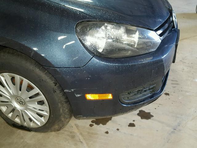 WVWDB7AJ7CW166478 - 2012 VOLKSWAGEN GOLF 蓝色 照片 9