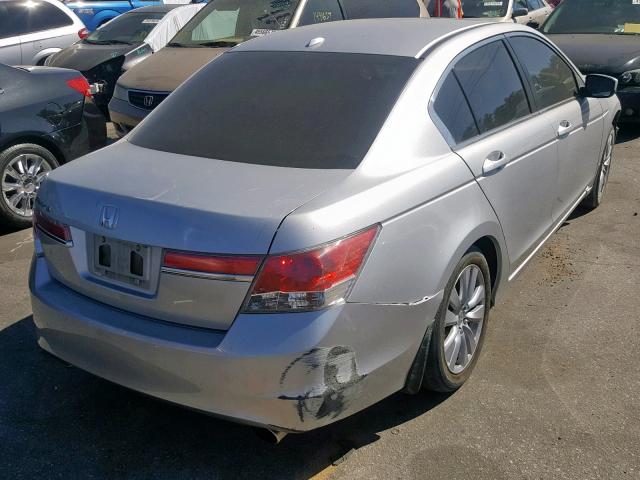 1HGCP2F8XBA028050 - 2011 HONDA ACCORD EXL SILVER photo 4