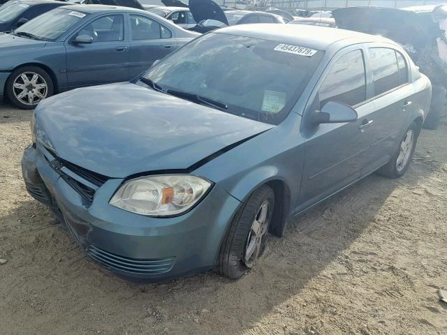 1G1AF5F55A7165045 - 2010 CHEVROLET COBALT 2LT GREEN photo 2