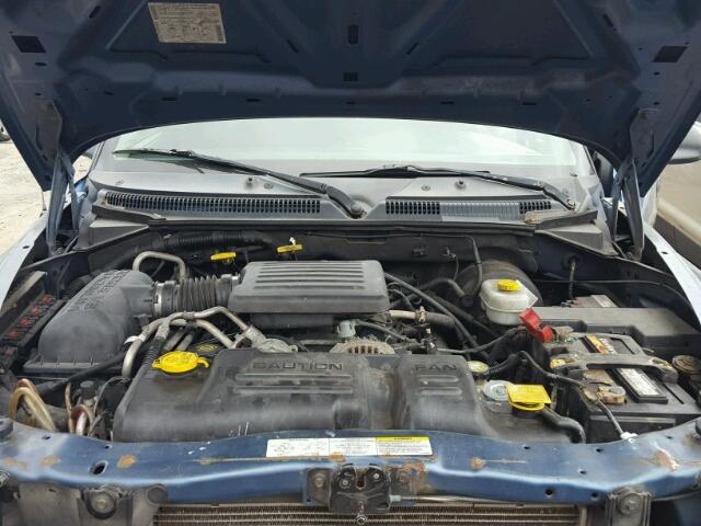 1D4HS38N53F596418 - 2003 DODGE DURANGO SP BLUE photo 7