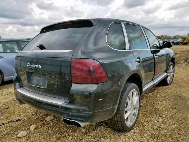 WP1AB29P66LA64379 - 2006 PORSCHE CAYENNE S BLACK photo 4