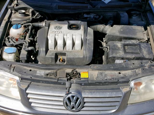 3VWSR69M55M048358 - 2005 VOLKSWAGEN JETTA GLS CHARCOAL photo 7