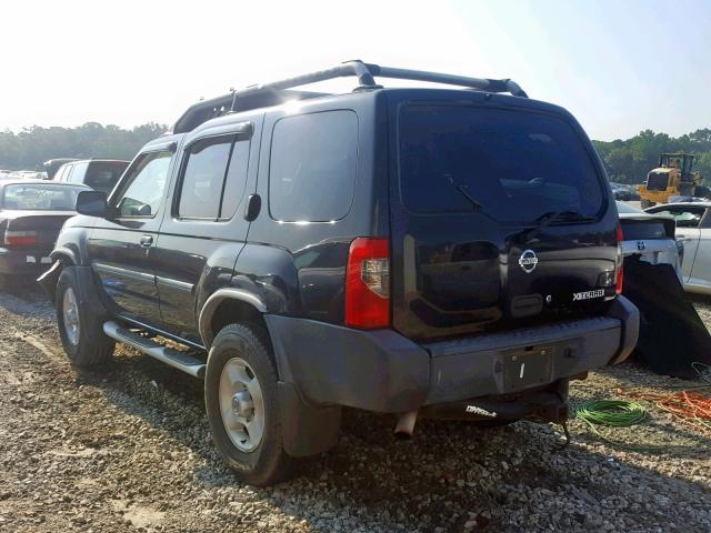 5N1ED28T23C645848 - 2003 NISSAN XTERRA XE BLACK photo 3