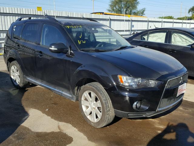 JA4JT3AW4AZ011915 - 2010 MITSUBISHI OUTLANDER BLACK photo 1