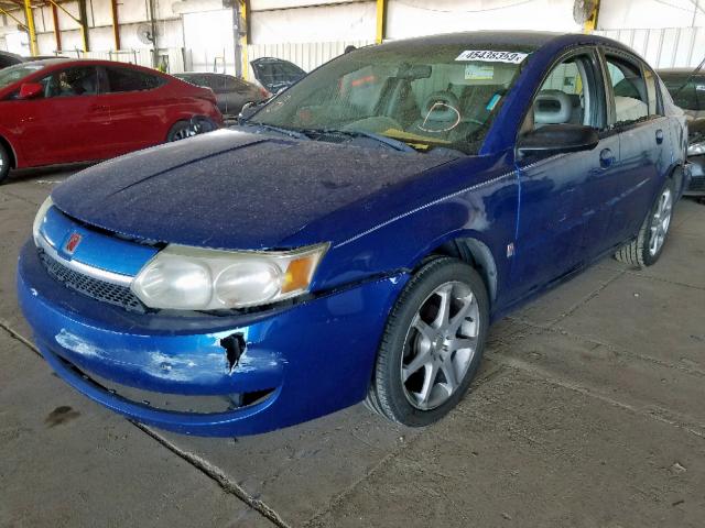 1G8AZ52F44Z133333 - 2004 SATURN ION LEVEL BLUE photo 2