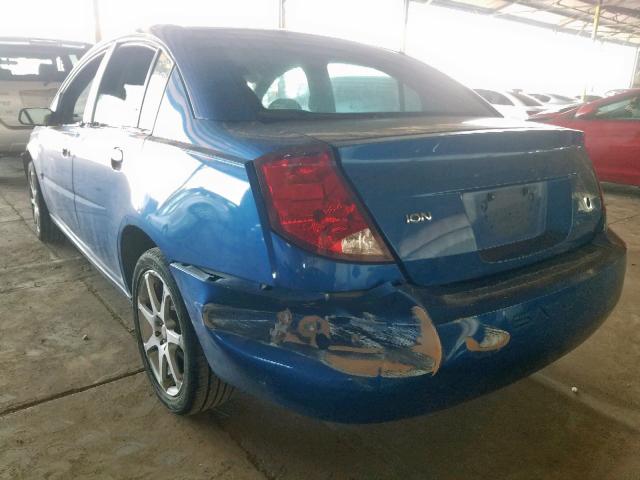 1G8AZ52F44Z133333 - 2004 SATURN ION LEVEL BLUE photo 3