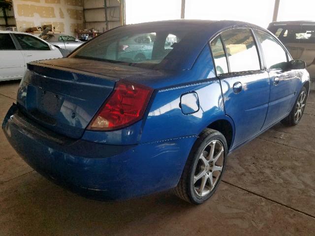 1G8AZ52F44Z133333 - 2004 SATURN ION LEVEL BLUE photo 4