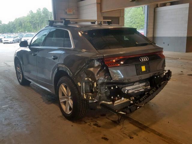 WA1AVAF10KD013316 - 2019 AUDI Q8 PREMIUM GRAY photo 3