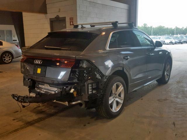 WA1AVAF10KD013316 - 2019 AUDI Q8 PREMIUM GRAY photo 4