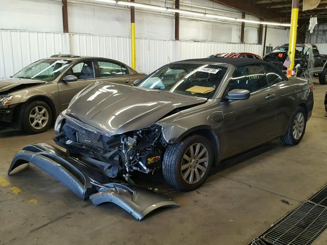 1C3BCBEG2DN679221 - 2013 CHRYSLER 200 TOURIN GRAY photo 2