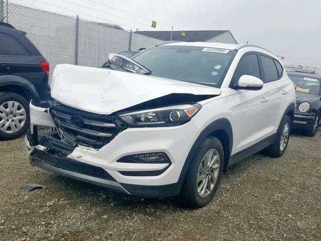 KM8J33A20GU199451 - 2016 HYUNDAI TUCSON LIM WHITE photo 2