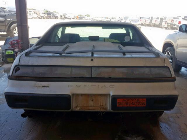 1G2PF3796FP222386 - 1985 PONTIAC FIERO SE SILVER photo 6