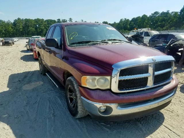 1D7HA18N93S162908 - 2003 DODGE RAM 1500 S BURGUNDY photo 1