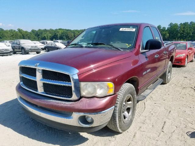 1D7HA18N93S162908 - 2003 DODGE RAM 1500 S BURGUNDY photo 2