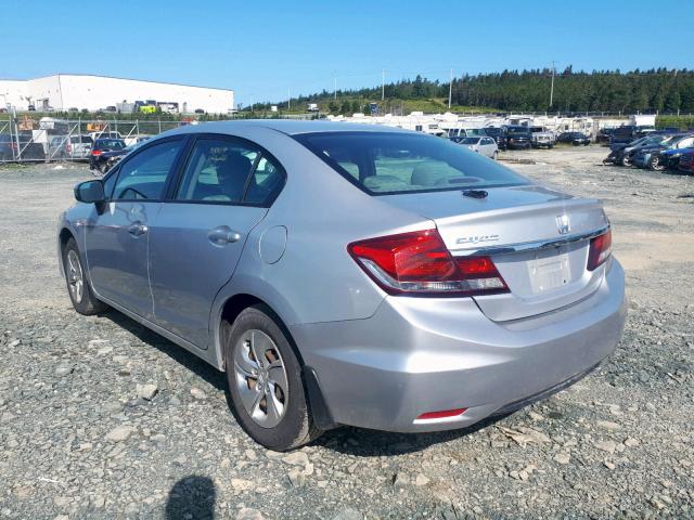 2HGFB2F4XFH001804 - 2015 HONDA CIVIC LX SILVER photo 3