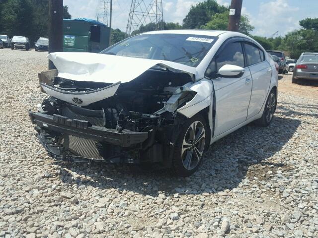 KNAFZ4A88G5547426 - 2016 KIA FORTE EX WHITE photo 2