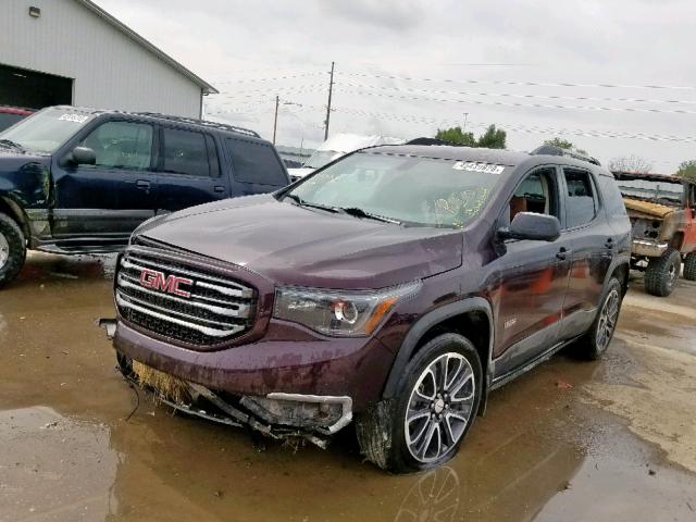 1GKKNVLS9JZ232795 - 2018 GMC ACADIA ALL BURGUNDY photo 2