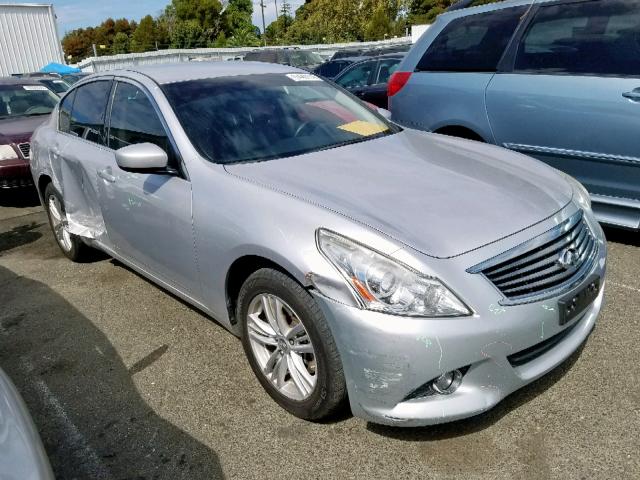 JN1DV6AR1CM861223 - 2012 INFINITI G25 SILVER photo 1