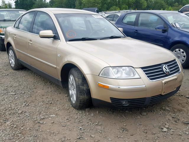 WVWSH63B71E123316 - 2001 VOLKSWAGEN PASSAT GLS GOLD photo 1