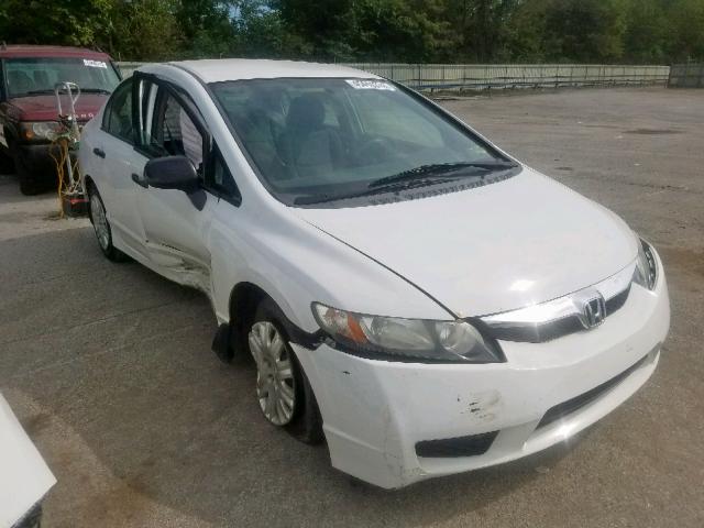 2HGFA16369H334543 - 2009 HONDA CIVIC VP WHITE photo 1