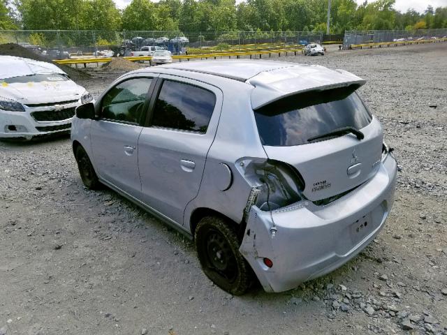 ML32A3HJ1EH009631 - 2014 MITSUBISHI MIRAGE DE SILVER photo 3