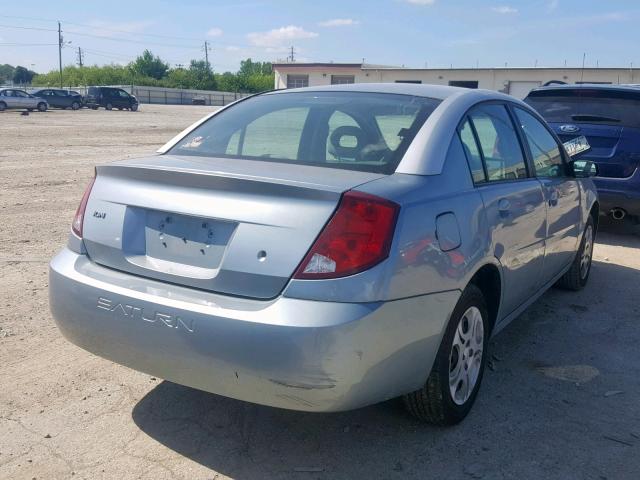 1G8AZ52F63Z141013 - 2003 SATURN ION LEVEL SILVER photo 4