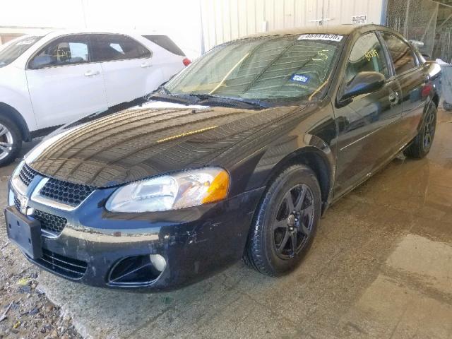 1B3EL46R85N668425 - 2005 DODGE STRATUS SX BLACK photo 2