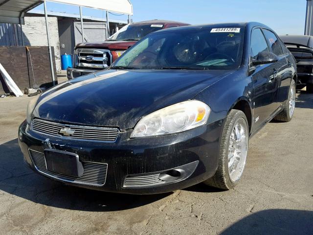2G1WD58C389242527 - 2008 CHEVROLET IMPALA SUP 黑色 照片 2