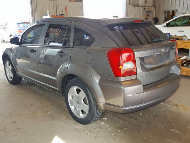 1B3CB1HA3BD221129 - 2011 DODGE CALIBER EX GRAY photo 3