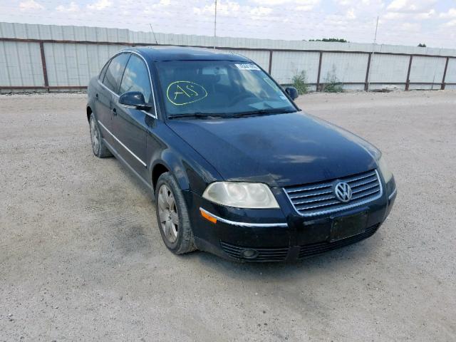 WVWPD63BX4P326565 - 2004 VOLKSWAGEN PASSAT GLS BLACK photo 1