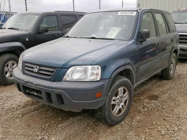 JHLRD1840WC805595 - 1998 HONDA CR-V LX GREEN photo 2