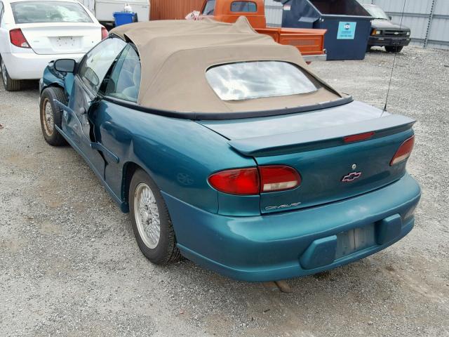 4G1JF32T8XB906611 - 1999 CHEVROLET CAVALIER Z TURQUOISE photo 3