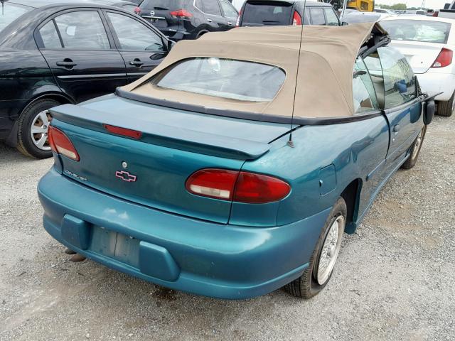 4G1JF32T8XB906611 - 1999 CHEVROLET CAVALIER Z TURQUOISE photo 4