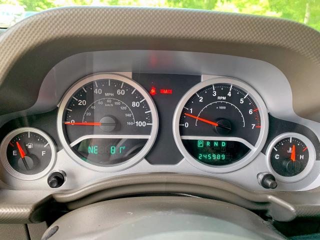 1J4GA59117L184629 - 2007 JEEP WRANGLER S წითელი ფოტო 10