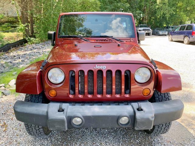 1J4GA59117L184629 - 2007 JEEP WRANGLER S წითელი ფოტო 2