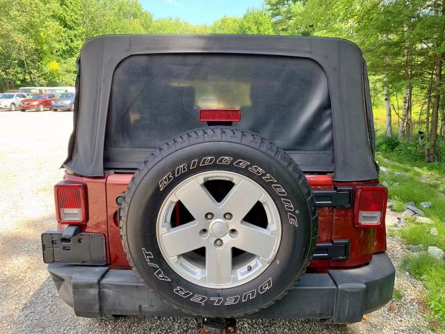 1J4GA59117L184629 - 2007 JEEP WRANGLER S წითელი ფოტო 5