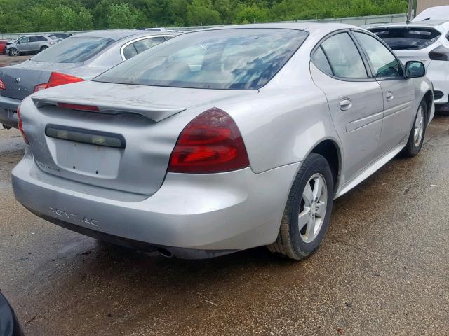 2G2WP552281138009 - 2008 PONTIAC GRAND PRIX SILVER photo 4