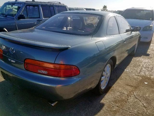 JT8UZ30C1N0017012 - 1992 LEXUS SC 400 GREEN photo 4