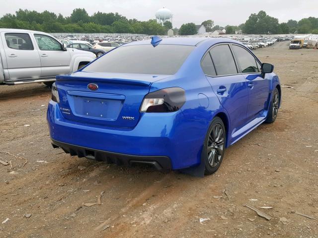 JF1VA1A62J9800152 - 2018 SUBARU WRX BLUE photo 4