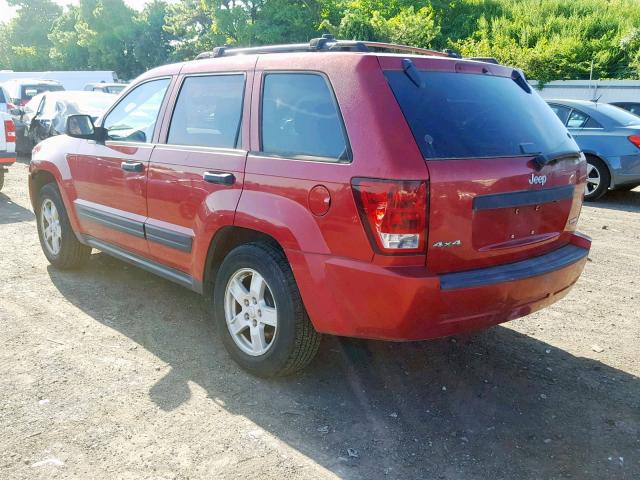 1J4GR48KX5C565356 - 2005 JEEP GRAND CHER RED photo 3